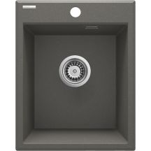 Deante Eridan Single-bowl granite sink without drainer - anthracite ZQE_T104