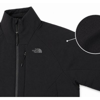 3. The North Face women's windbreaker outdoor trekking jacket black lightweight