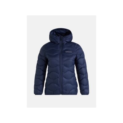 Peak Performance W Helium Down Hood Jacket Blue