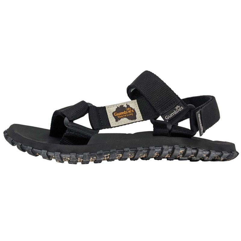 3. Gumbies Scrambler Sandal G-SC-UNI-BLACK