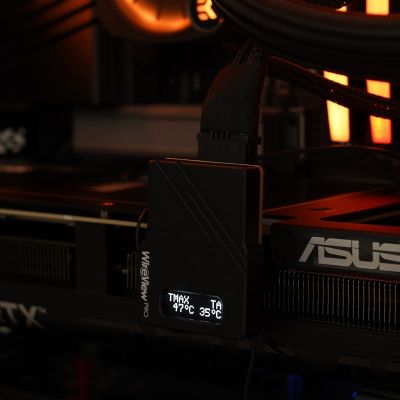 2. Grizzly WireView 90 Pro Thermal Graphics Card, 1x12VHPWR - Backwards