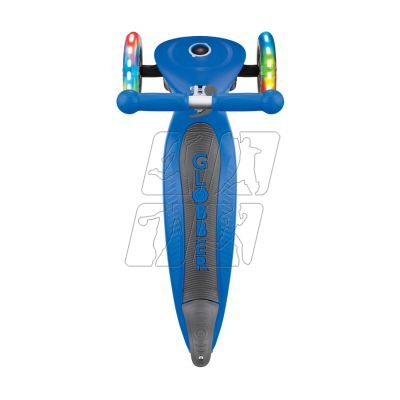 20. 3-wheel scooter Globber Foldable Lights Navy Blue Jr 437-100