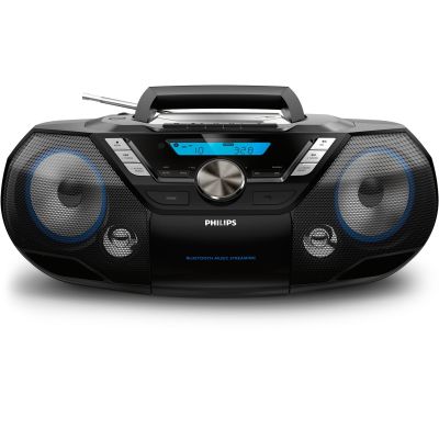 3. Philips AZB798T/12 Portable Stereo System Analog and Digital 12W DAB, DAB+, FM Black MP3 Player