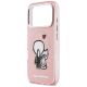 6. Karl Lagerfeld Karl & Choupette Back MagSafe Case for iPhone 17 Pro - Pink