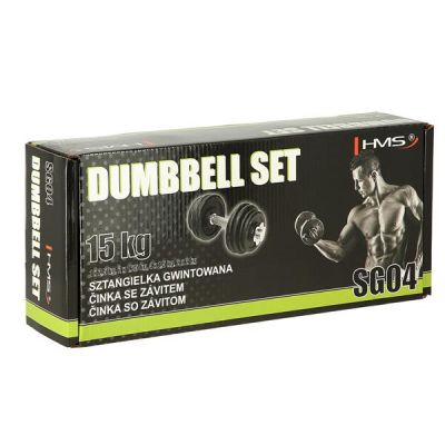 10. Threaded dumbbell SG04 15 (15kg, 8 plates) KGHMS 17-59-120