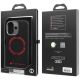 10. Audi RSQ Carbon Fiber Sport Red Circle MagSafe Case for iPhone 17 - Black