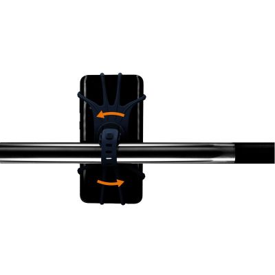 8. DUNLOP SILICONE BIKE PHONE HOLDER 360 ROTATING BLACK