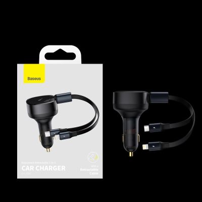 25. Baseus Enjoyment 2in1 car charger 30W black (CGTX000001)