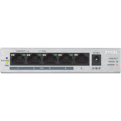 18. Zyxel GS1005-HP 5p PoE Switch (PoE+: 4) 60W Unmanaged Gigabit