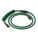4. Glorious Gaming GLO-KB-ACC-CBL-COIL-FGRN Keyboard/Mouse Cable Green 1.4m