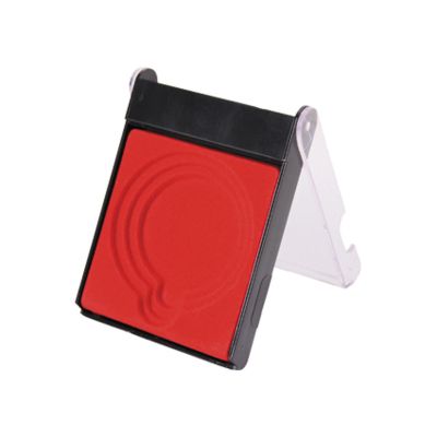 5. Plastic medal case 70mm 116x84x18mm red A005B BK/R