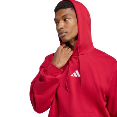 12. Men's adidas Essentials Feelcozy Hoodie red KC0907