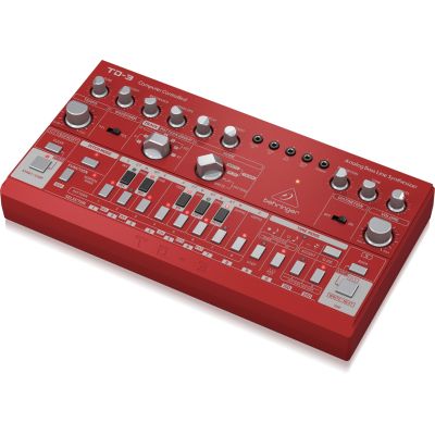 4. Behringer TD-3-RD Synthesizer Analog Synthesizer Red