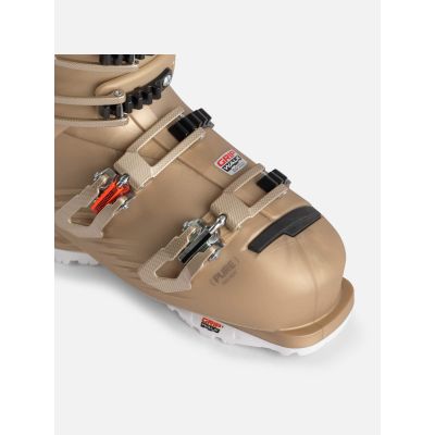 5. Rossignol PURE PRO HEAT GW Women’s Ski Boots, Metal Gold, gold