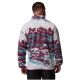 3. Columbia Helvetia II Printed Half Snap Fleece 2098461624 Burgundy L