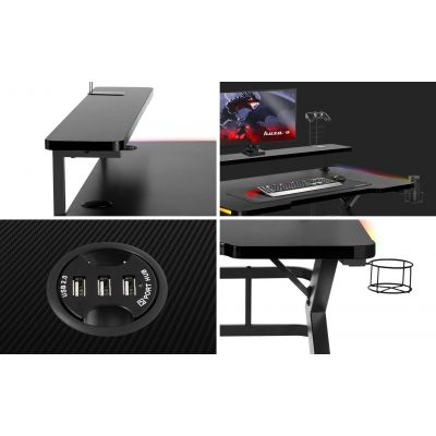 8. Huzaro Hero 5.0 RGB Gaming Desk