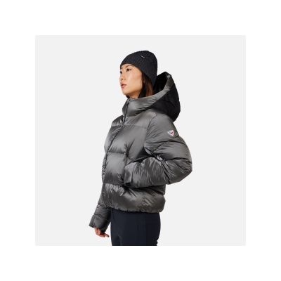 3. ROSSIGNOL W DAILLE DOWN JKT women's ski jacket gray