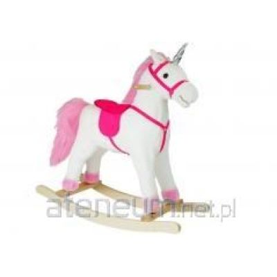 Unicorn Rocking Horse White 74cm 2252 Lean Toys