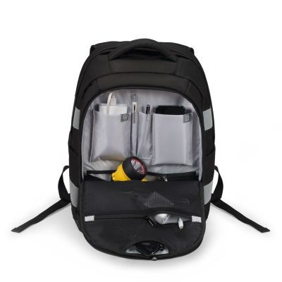 5. DICOTA Hi-Vis V2 Backpack Black Polyethylene Terephthalate (PET), Thermoplastic Polyurethane Elastomers (TPU)