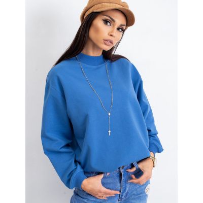 5. Basic blue cotton sweatshirt (RV-BL-5185.73P)