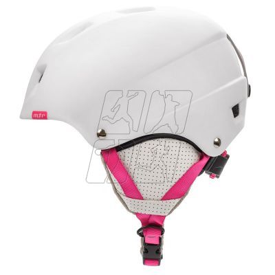3. Meteor Kiona ski helmet white / pink 24850-24852