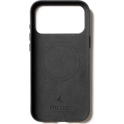12. Mujjo iPhone 17 Pro Max Black Leather Case