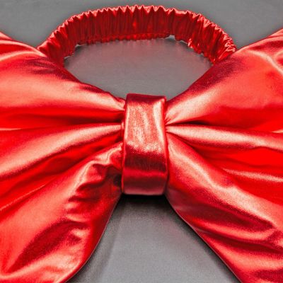 18. RED BOW FOR CHAIR 50X32CM