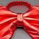 18. RED BOW FOR CHAIR 50X32CM
