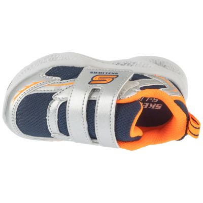3. Skechers Meteor-Lights - Glow Spike 401498N-SLOR Silver 22