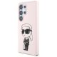 2. Karl Lagerfeld Silicone Graffiti Ikonik Printed Logo MagSafe Case for Samsung Galaxy S25 Ultra - Pink