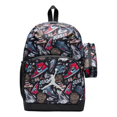 Air Jordan Raid Backpack 17L Black + Pencil Case - 9A9250-KR5