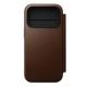 9. Nomad Modern Leather Folio Cell Phone Case 16 cm (6.3") Brown