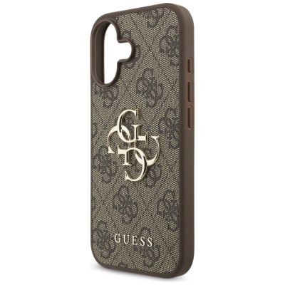 6. Guess 4G Big Logo Case for iPhone 17 - Brown