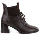 2. Women's insulated high-heeled ankle boots, brown, Vinceza 58670