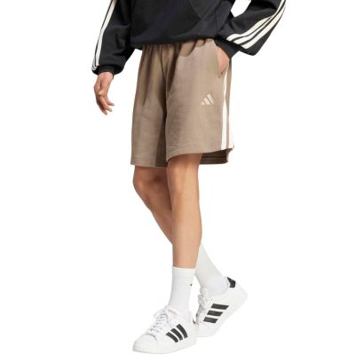 Men's adidas Kit 3-Stripes beige shorts KW2382
