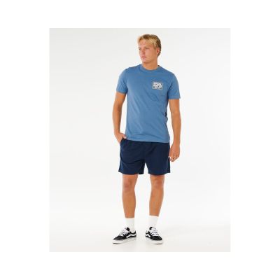 3. RIP CURL Pacific Rinse Sunrise Tee Men's Blue