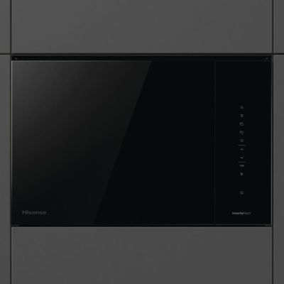 7. Hisense 742528 Microwave Oven Black Microwave Grill Built-in 25L 900W