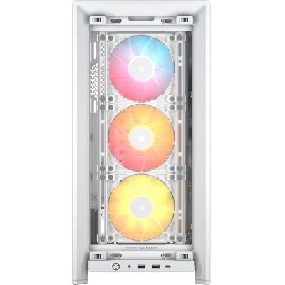 4. Corsair 4000D RS ARGB White Case