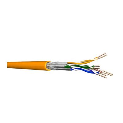 Draka UC900 HS23 Cable, Cat 7, S/FTP, PiMF, Orange, 50m Ring