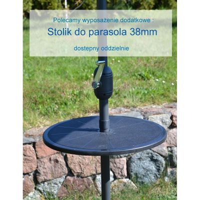 9. 300CM FOLDABLE GARDEN UMBRELLA GREY