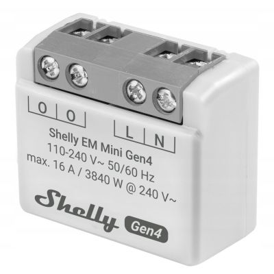 6. Shelly EM Mini Gen4 Intelligent WiFi Energy Consumption Monitoring Controller