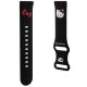 3. Hello Kitty Silicone Kitty Head strap universal 20mm - black