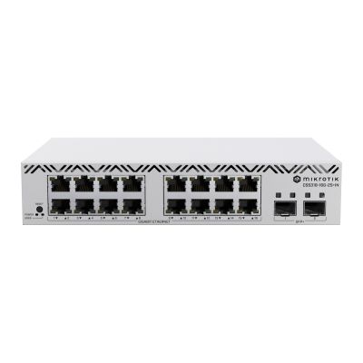 7. Switch Mikrotik CSS318-16G-2S+IN 18p Managed Gigabit/10G