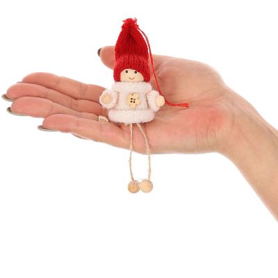 6. BOY Doll Hanging Ornament with Button