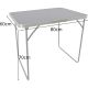 4. FOLDABLE CAMPING TABLE 80X60X70CM GRAY