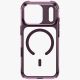 4. Uniq LifePro Xtreme Magclick Charging Case for iPhone 18 Pro / 17 Pro - Transparent Burgundy