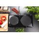 9. ELDOM ELECTRIC TWO-BURNER STOVE PG22 2500W, SMOOTH TEMPERATURE REGULATION, PLATE DIAMETERS 18.5 CM + 15.5 CM