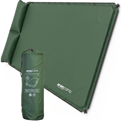 21. SELF-INFLATION MAT 192X132X3CM GREEN ENERO CAMP
