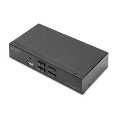 5. KVM switch, 4 ports, 4K 60Hz, 4xDP IN, 1xDP OUT, 2xUSB A, 2x Audio IN&OUT