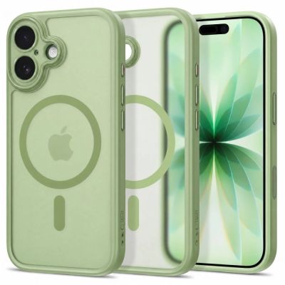Tech-Protect MagPeak MagSafe CC Case for iPhone 17 – matte green